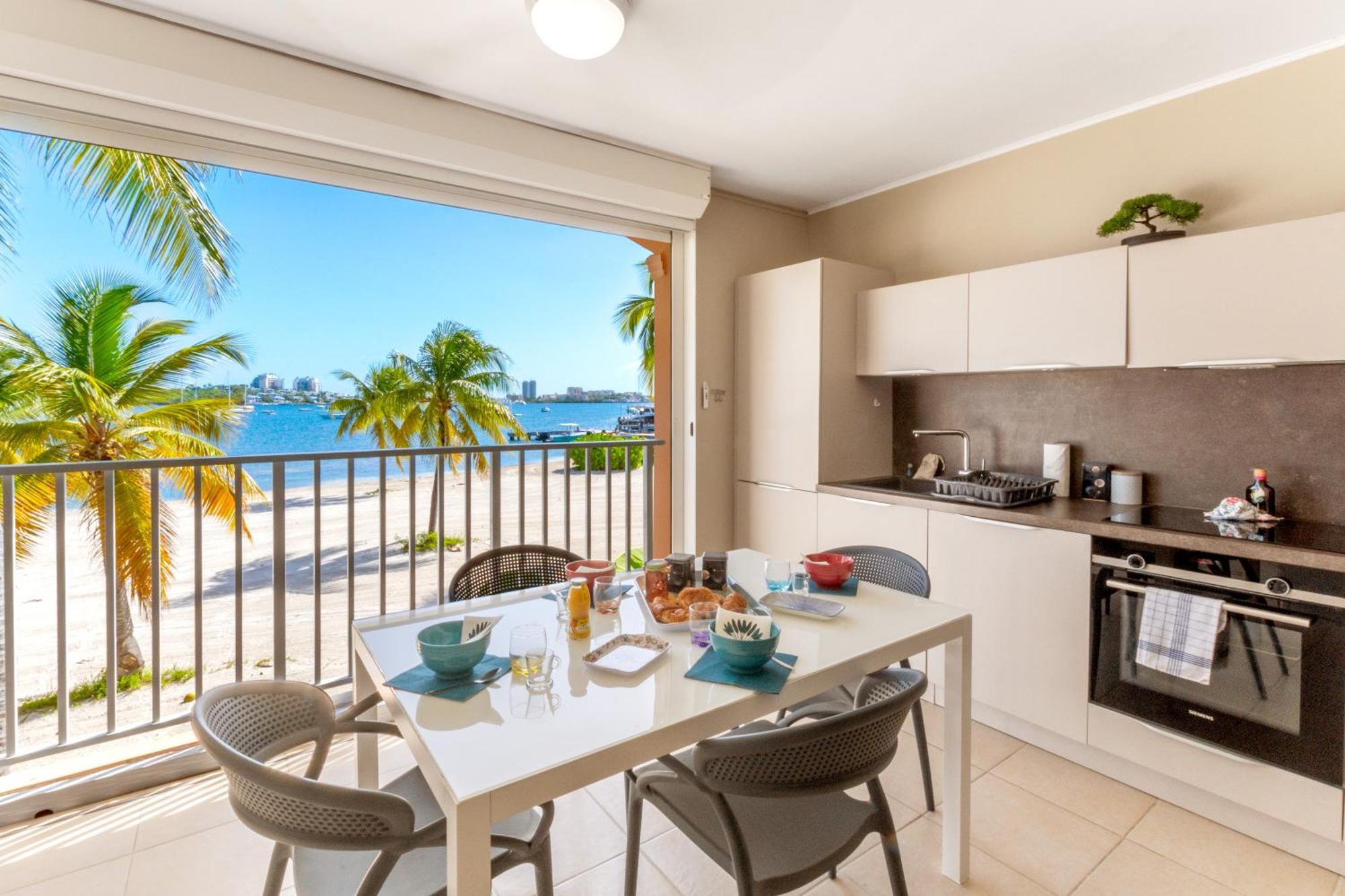 Vue Imprenable Sur Le Lagon, Appartement 1Ch 4P Baie Nettle Exteriör bild