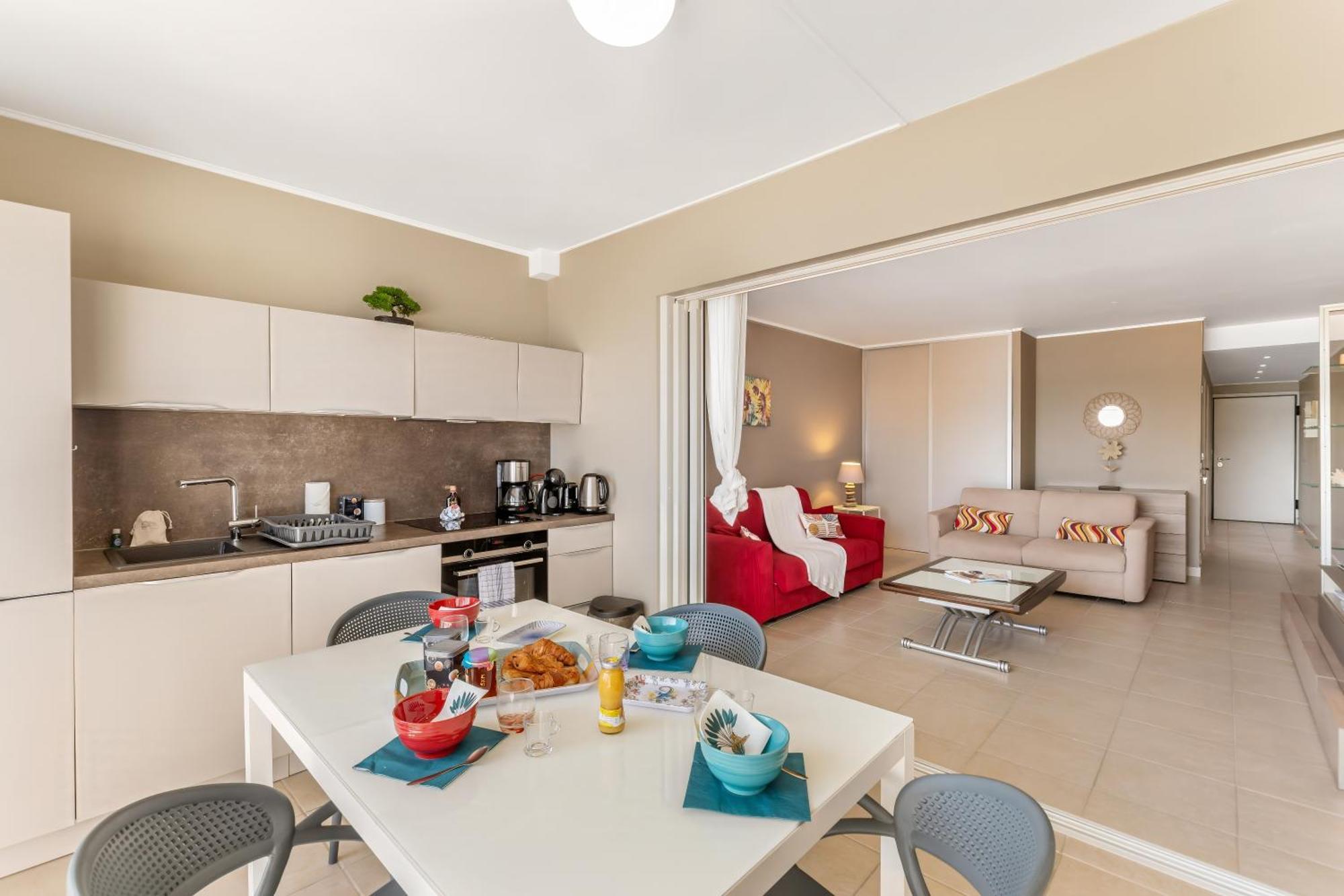 Vue Imprenable Sur Le Lagon, Appartement 1Ch 4P Baie Nettle Exteriör bild